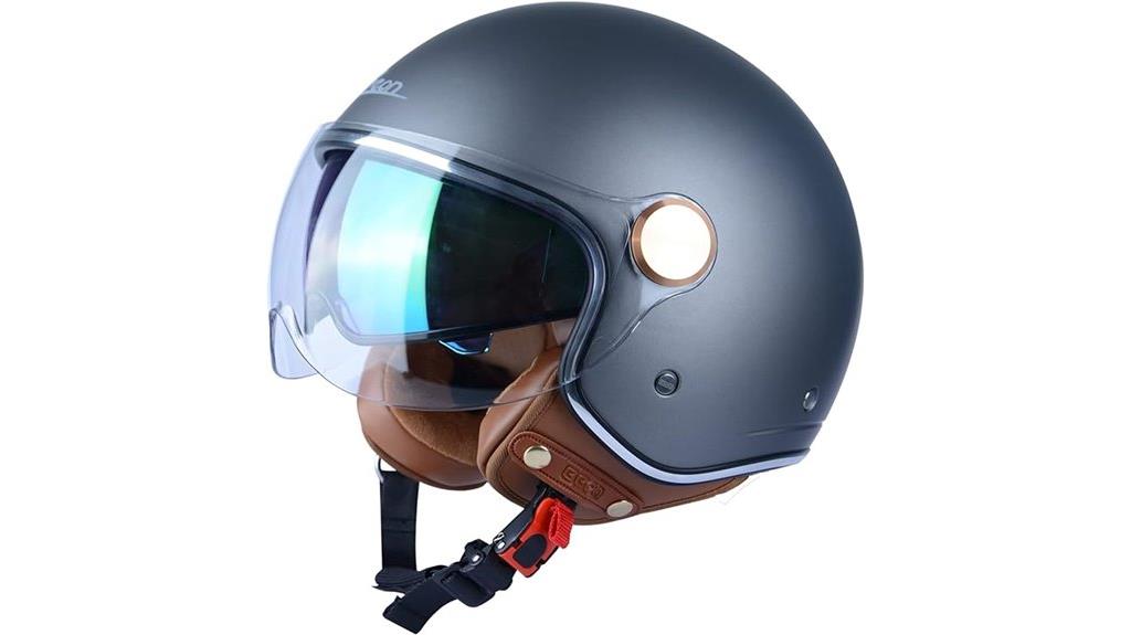 adult open face helmet