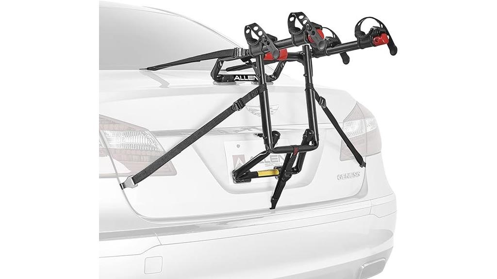 allen sports 2 bike trunk rack