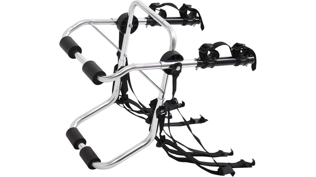 aluminum 2 bike rack