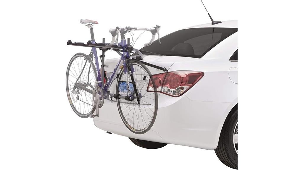 back up trunk mounted bike rack