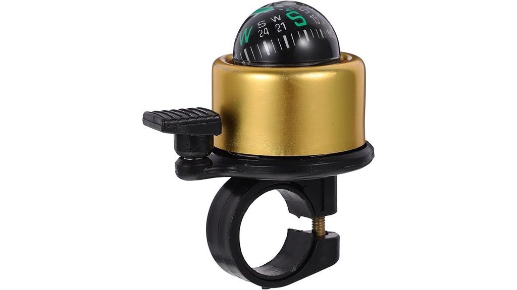 bicycle bell with compass