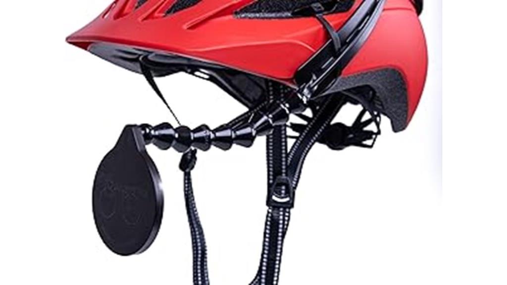 bicycle helmet mirror