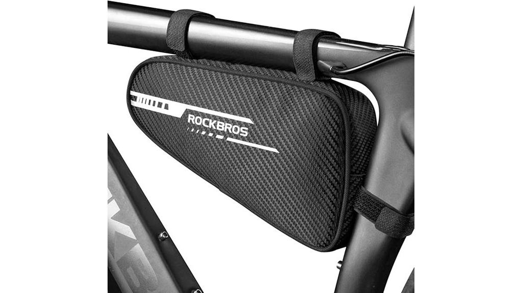 bicycle triangle storage pouch