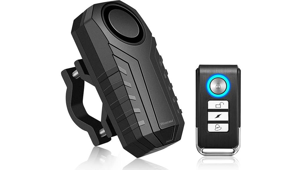 bike alarm with mount