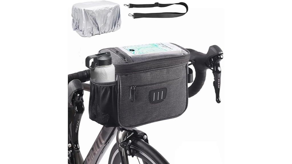 bike bag with phone holder