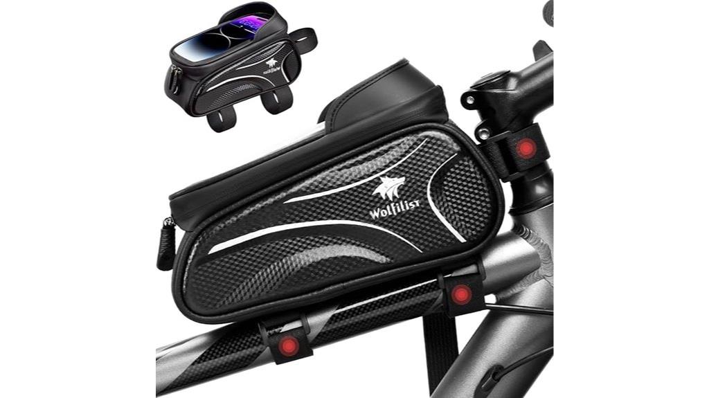 bike bag with rain cover