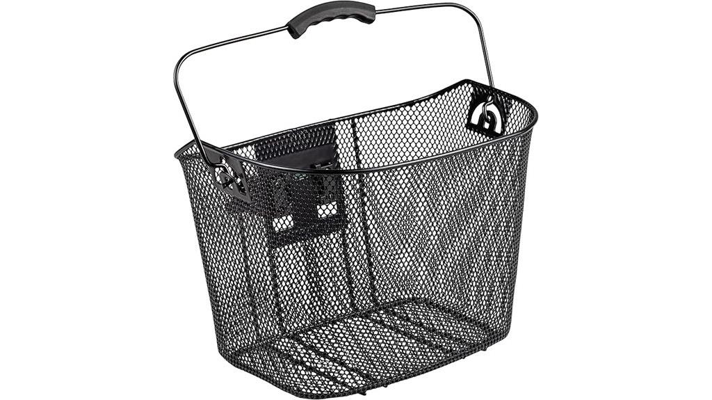 bike basket with quick release
