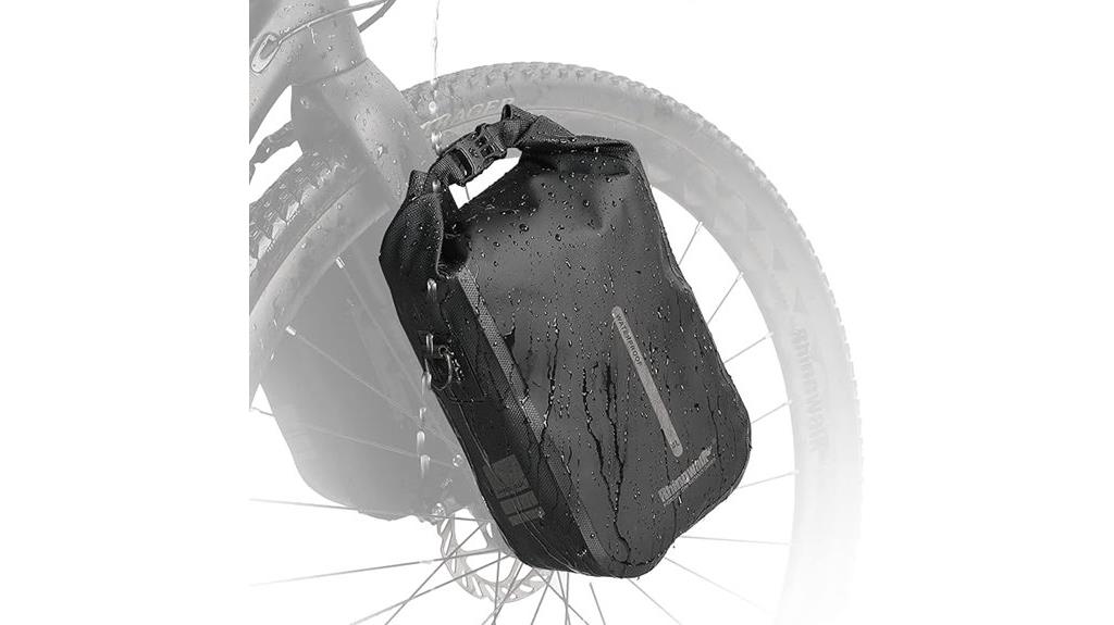 bike fork waterproof pannier