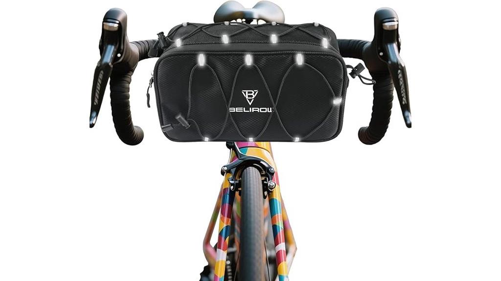bike handlebar bag capacity