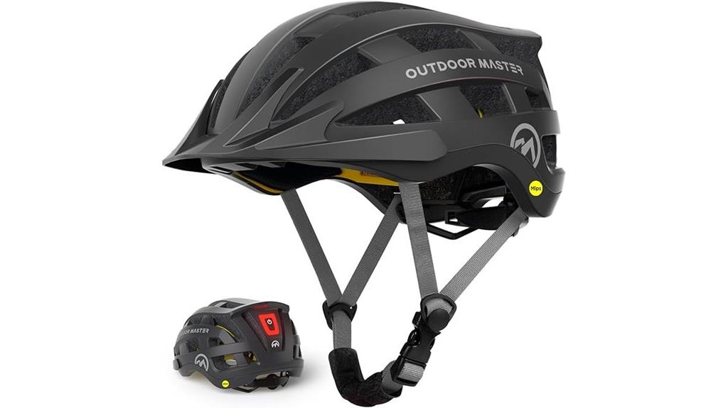 bike helmet with light