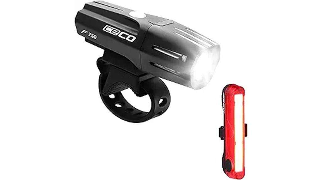 bike light set includes headlight