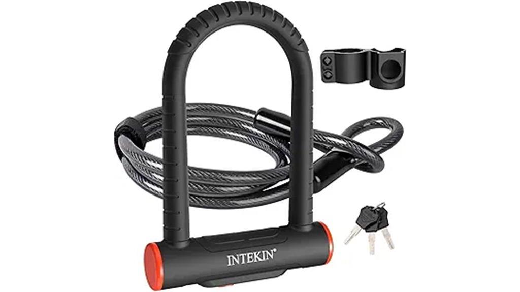 bike lock with cable