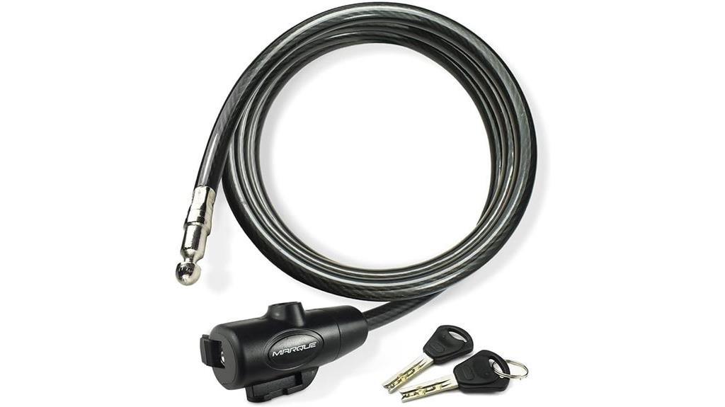 bike lock with key