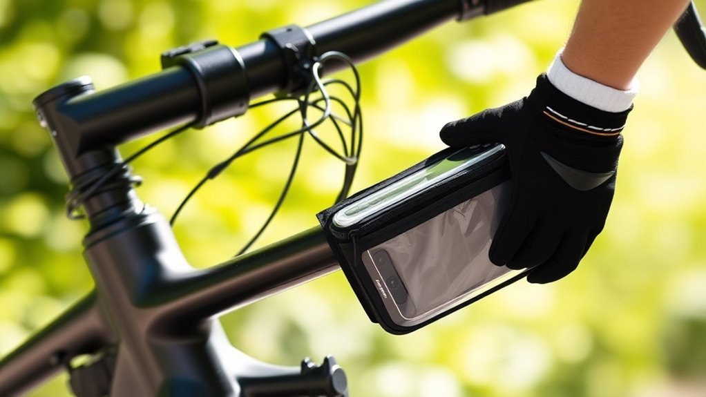 bike phone mount bag tips