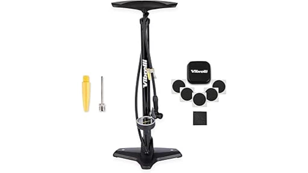 bike pump with gauge