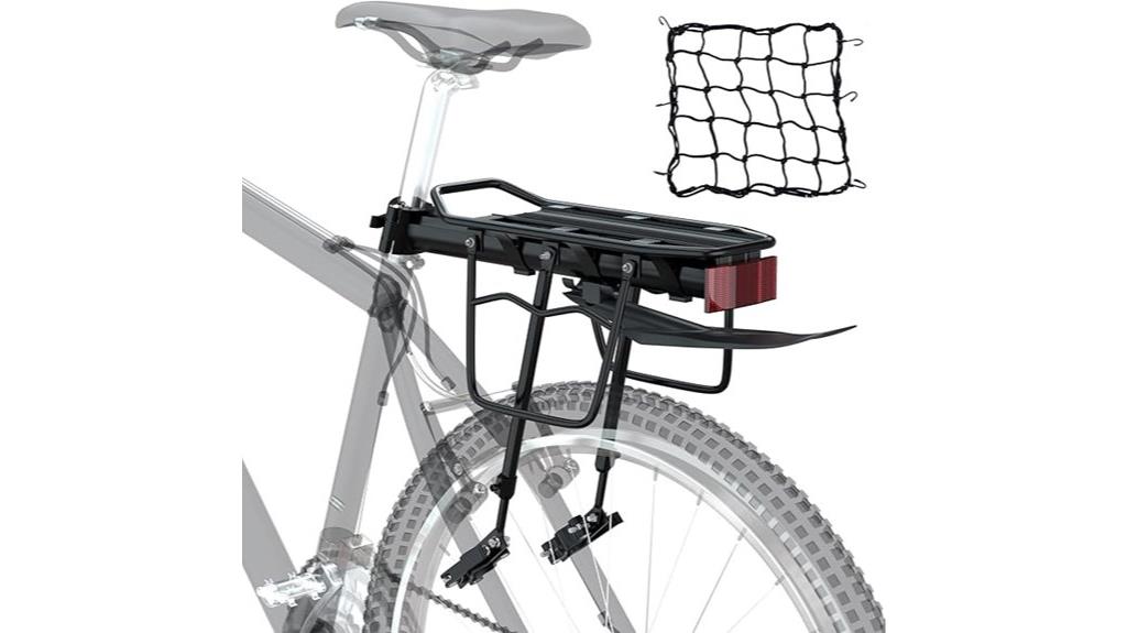 bike rack with accessories