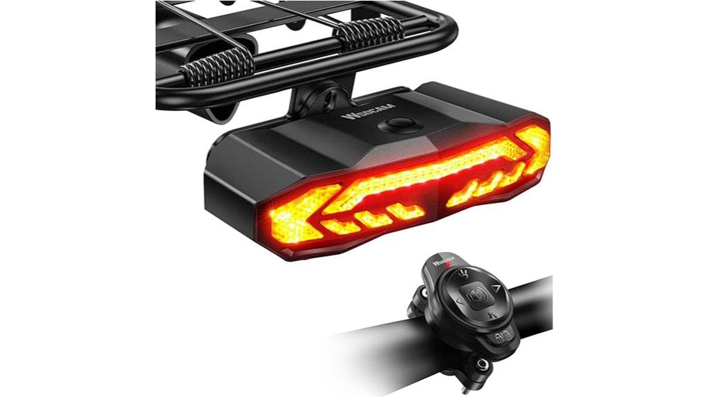 bike rack with lights