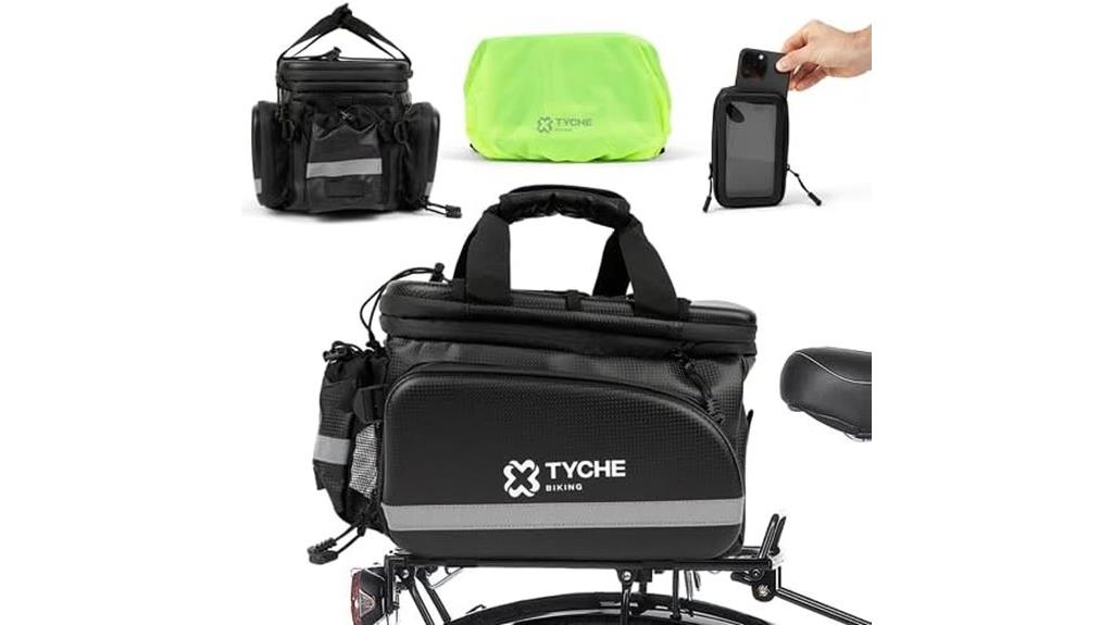 bike trunk bag with panniers