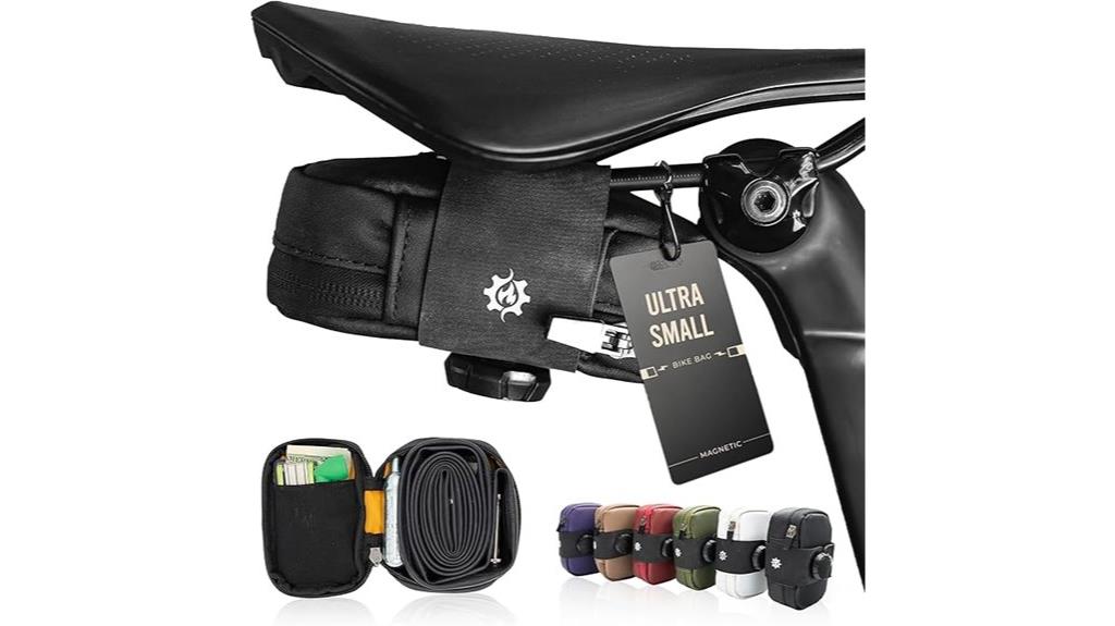 black falcon saddle bag
