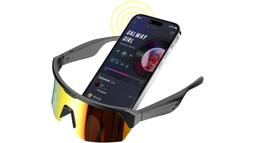 bluetooth polarized sports sunglasses