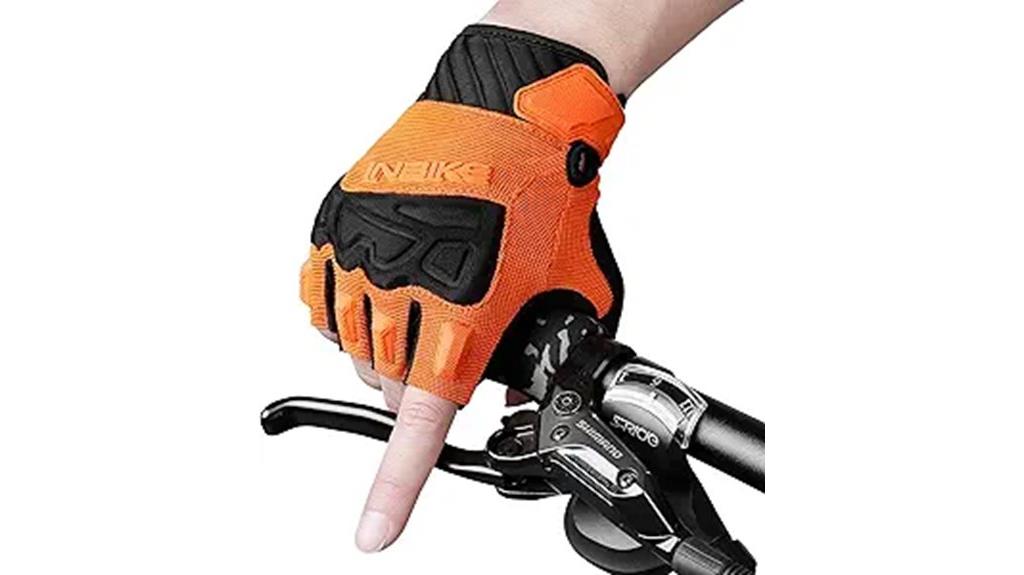 breathable protective cycling gloves