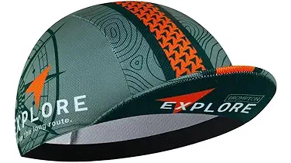 breathable sweat absorbent cycling cap