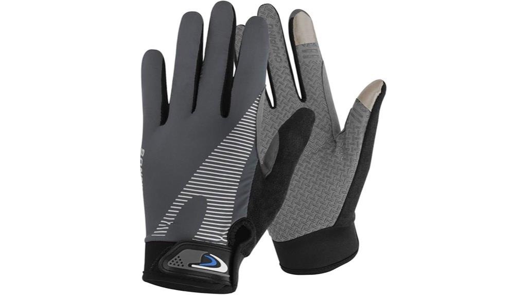breathable touchscreen cycling gloves