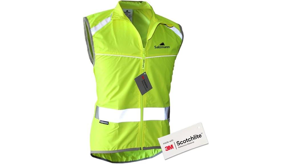 bright reflective cycling vest