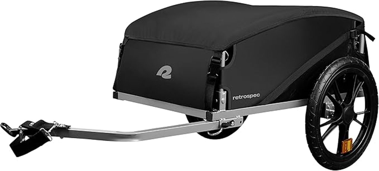 cargo bike trailer for hauling