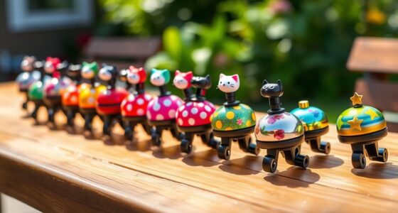 charming bicycle bell collection