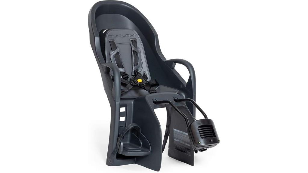 child bike seat frame mounted