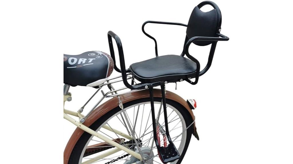 child bike seat with harness