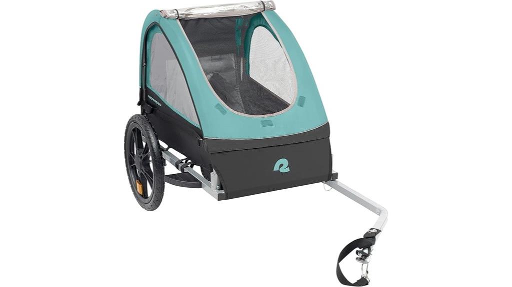 child trailer with 16 wheels