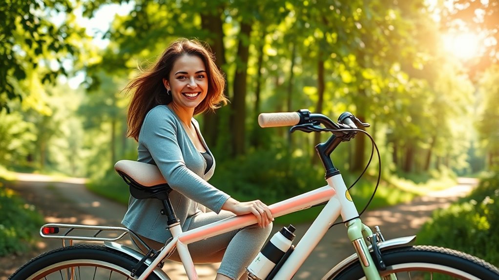 comfort focused bike features