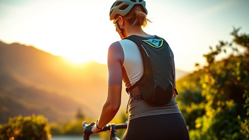 comfortable functional cycling hydration pack