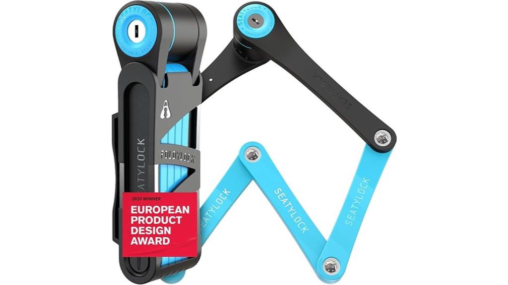 compact folding bike lock