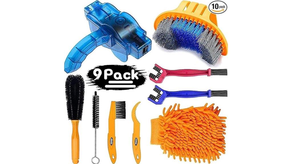 complete bicycle cleaning set