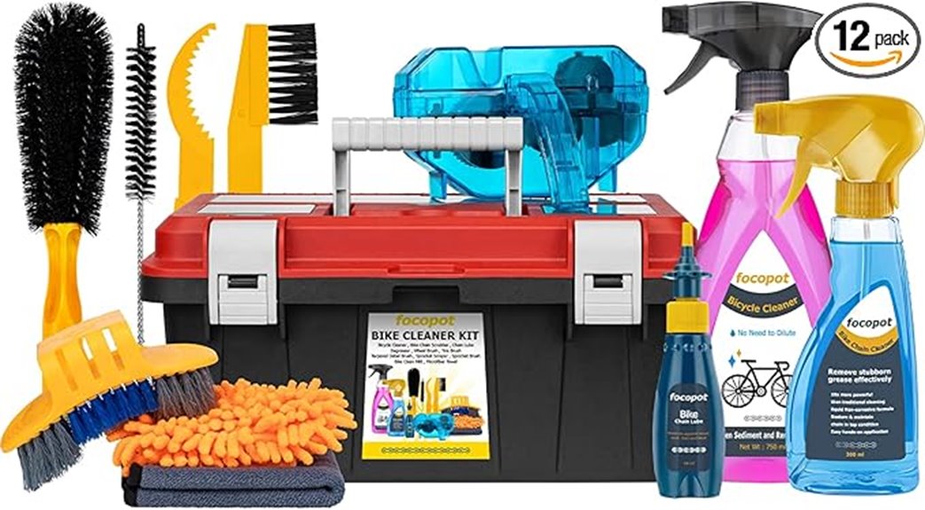complete bicycle maintenance set
