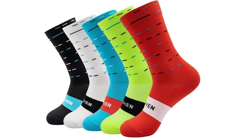 compression athletic running socks