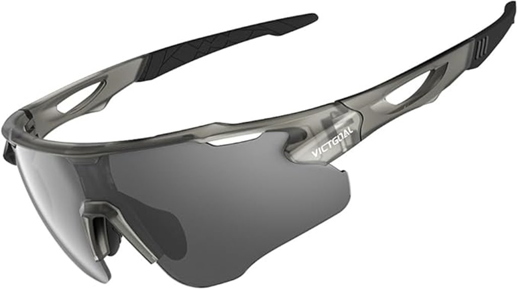 cycling glasses with polarized lenses