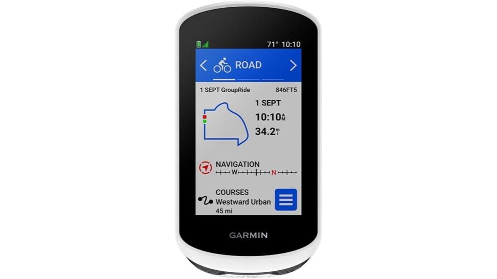 cycling gps navigator device