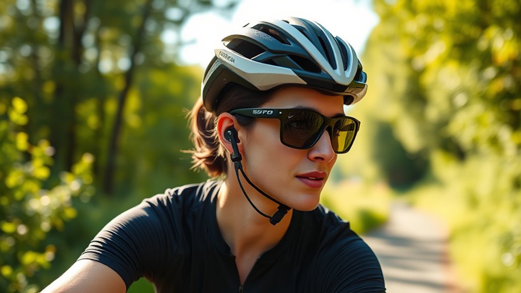 cycling headphoness fit durability awareness
