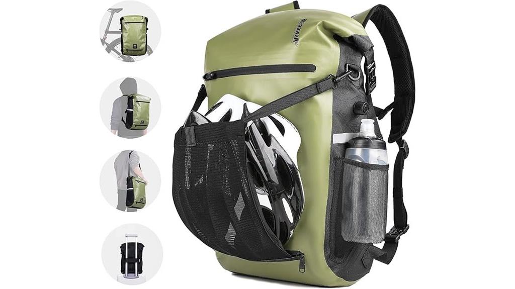 cycling pannier bag backpack