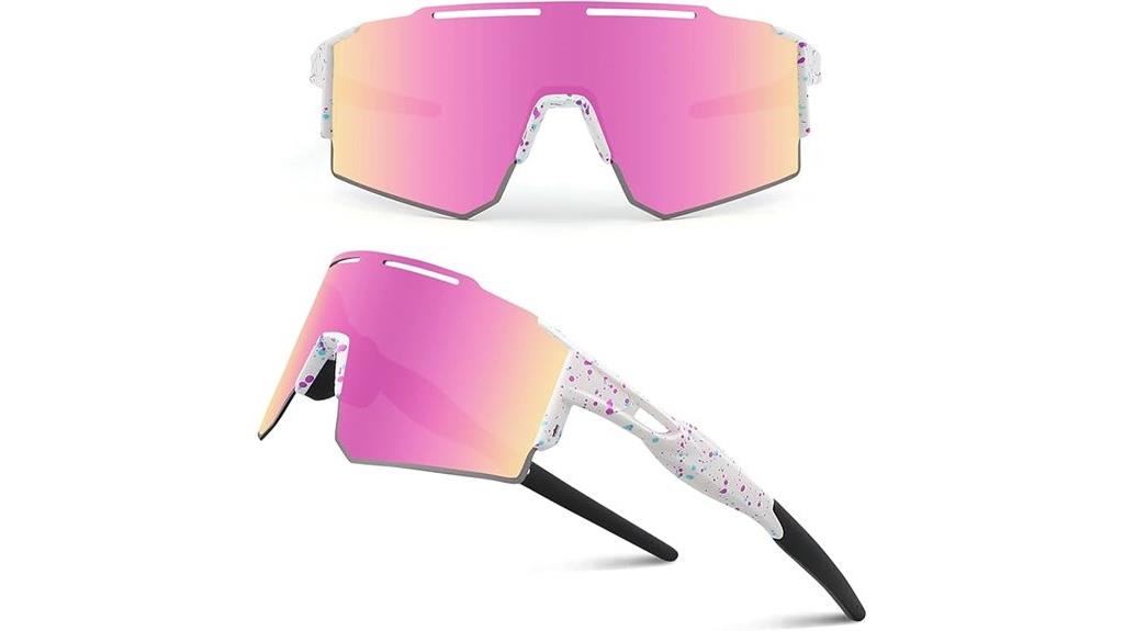 cycling sunglasses with interchangeable lenses