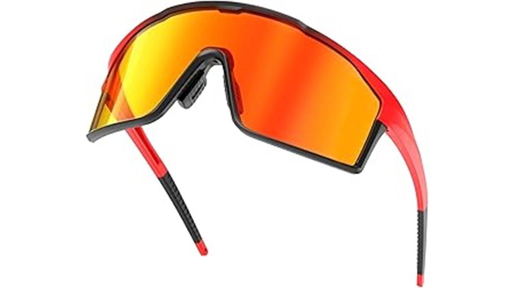 cycling sunglasses with polarized lenses