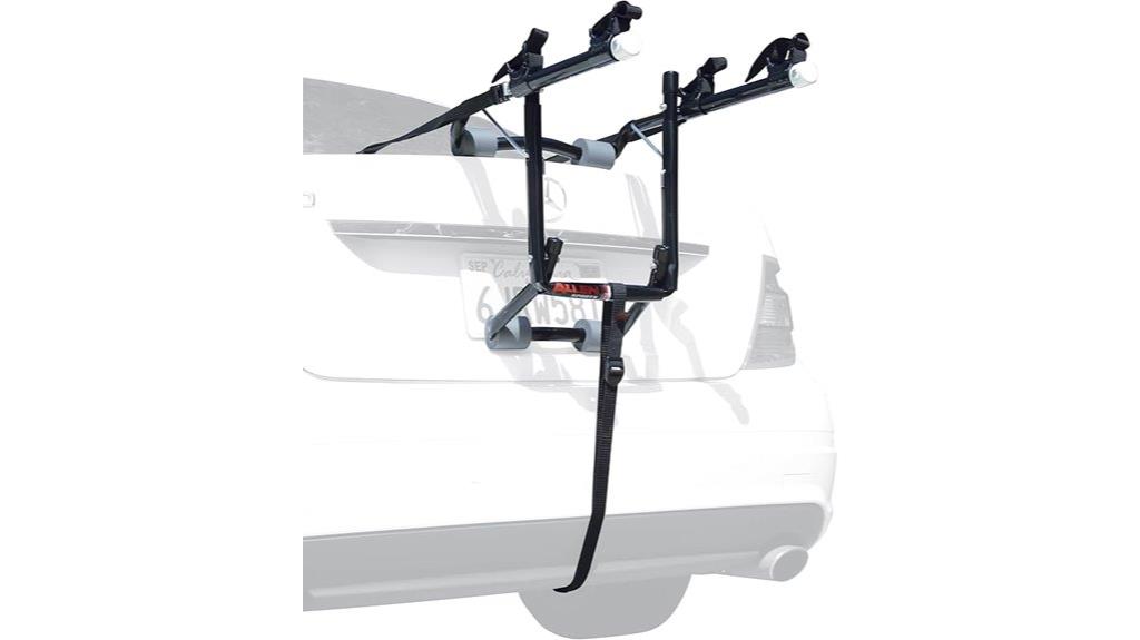 deluxe 2 bike car rack