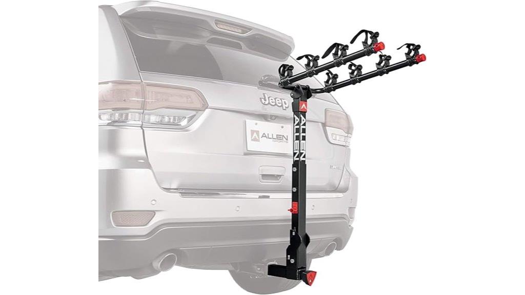 deluxe 4 bike hitch carrier