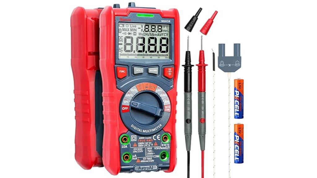 digital multimeter with trms