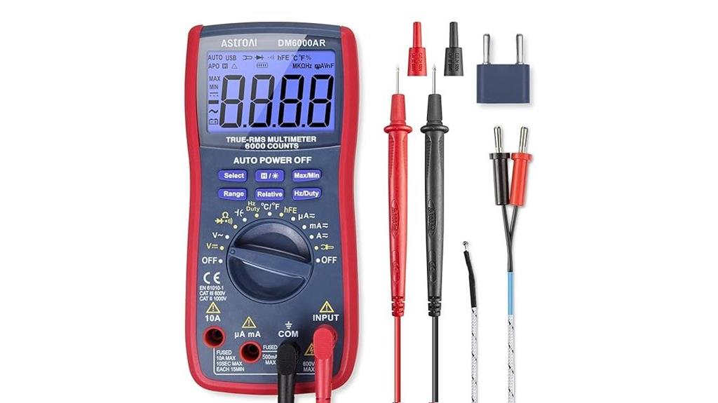 digital multimeter with trms