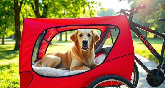 dog friendly bike trailer options